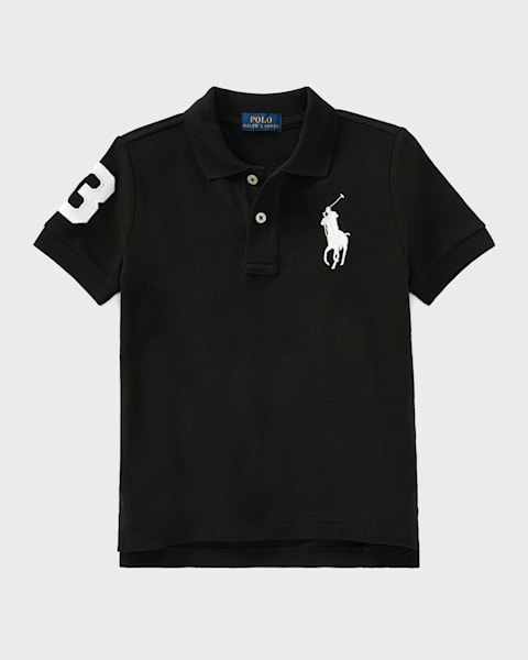 Ralph Lauren Childrenswear Boy's Big Pony Pique Knit Polo