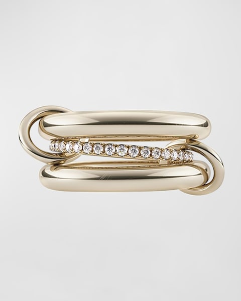 Vega Blanc Two-Tone Ring w/ Diamonds