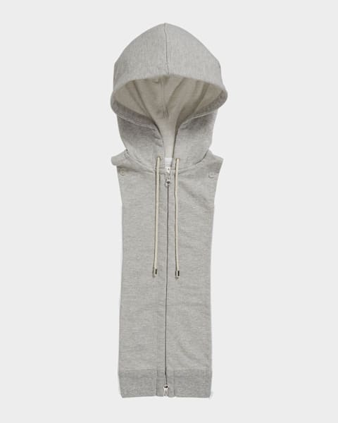 【BALENCIAGA】 Nologo フーディ Balenciaga Nologo Zip-Up Jersey Hoodie | Neiman Marcus