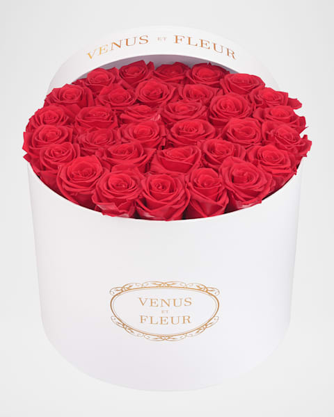 Classic Large Square Rose Box