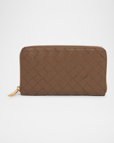 Bottega Veneta Cassette Zip-Around Wallet | Neiman Marcus