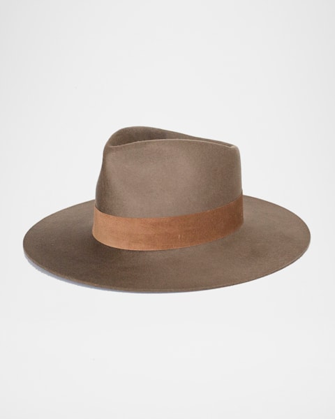Janessa Leone Cole Merino Wool Fedora Hat | Neiman Marcus