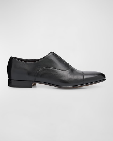 Aeyde Harris Calfskin Lace-Up Loafers | Neiman Marcus
