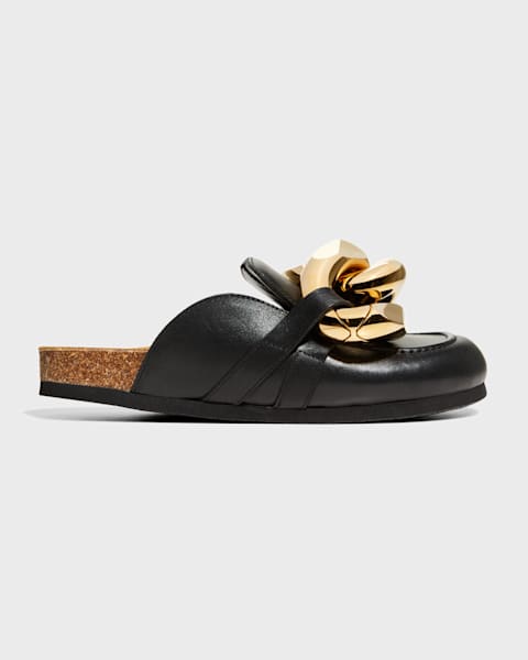 Jacquemus Les Doubles Mules Patent Sandals | Neiman Marcus