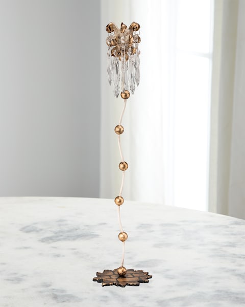 Bone Candlestick Holder Trio Set