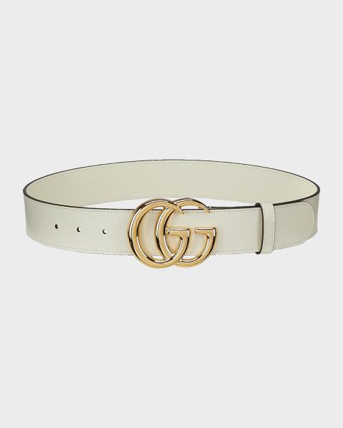 Bottega Veneta Double Strap Leather Belt with Horseshoe  display picture 1