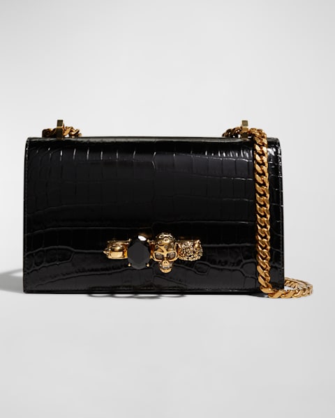 Alexander McQueen ◆ The Peak Mini Shoulder Bag 0400020160084_SILVER?wid=600&