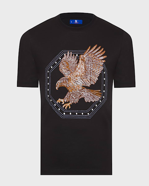 Boy's Core Contrast Logo-Print T-Shirt, Size 4-12