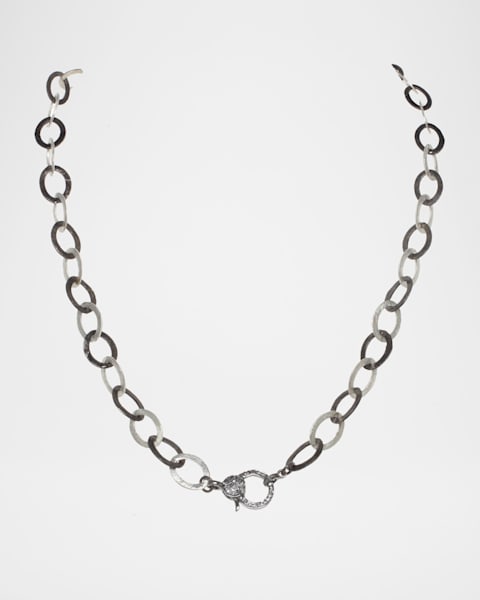 アクセサリー BALENCIAGA Silver Thin B Chain Necklace Balenciaga Silver Thin B Chain Necklace Balenciaga