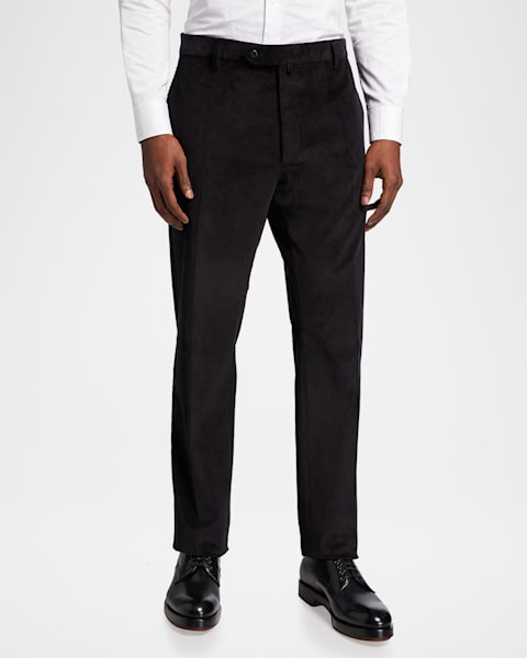 Zanella Men's Nico Pleated Formal Trousers | Neiman Marcus