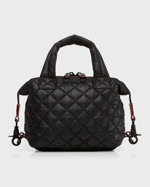 MZ WALLACE Metro Deluxe Micro Quilted Crossbody Tote Bag