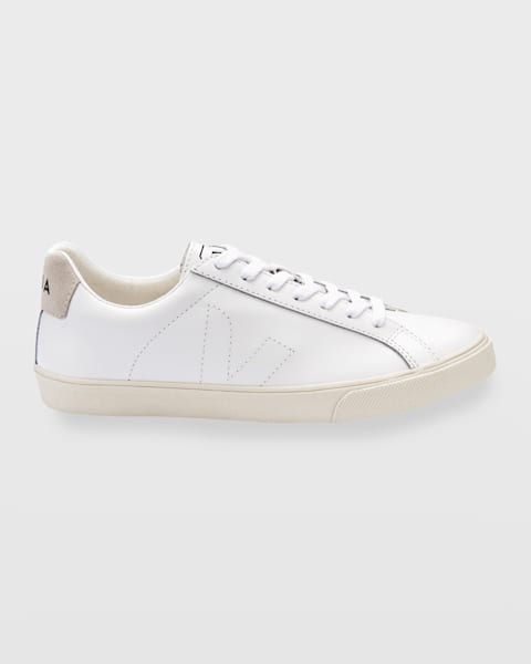 Esplar Bicolor Leather Low-Top Sneakers