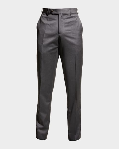 Zanella Men's Slim-Fit Seersucker Pants | Neiman Marcus