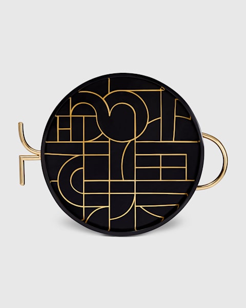 Fornasetti Tema E Variazioni N.154 Round Tray | Neiman Marcus