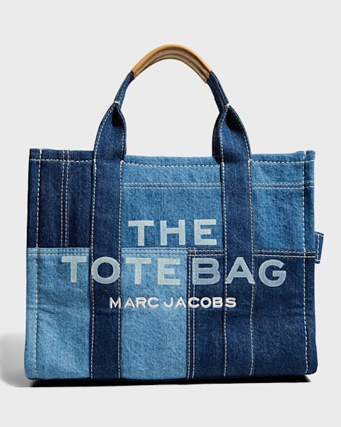 Marc Jacobs The Denim Chain Crossbody Tote Bag | Neiman Marcus