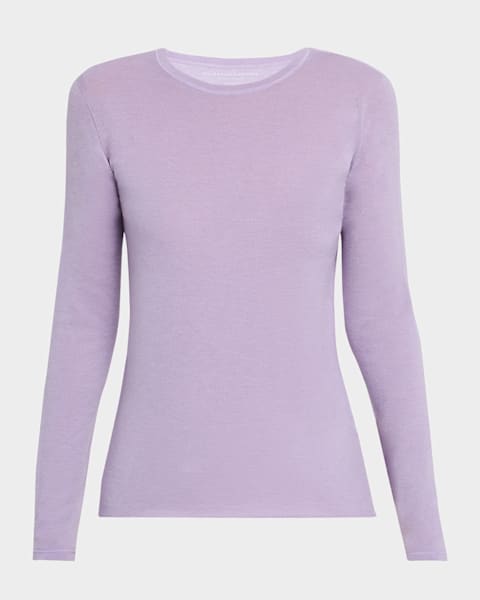新品 MARC JACOBS crew neck sweater ラメ入りニット Marc Jacobs Gem Logo Knit Crewneck Sweater | Neiman Marcus