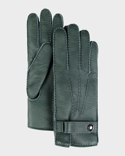 UGG Men's 3 Point Leather Gloves | Neiman Marcus