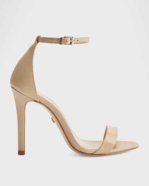 Cadey Lee Croc-Print Stiletto Sandals