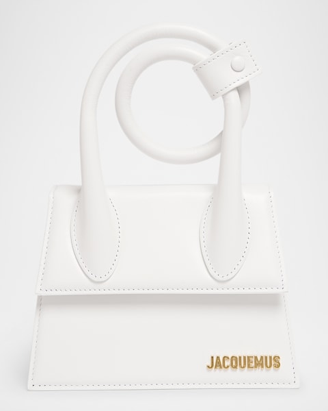Jacquemus Le Bambola Zebra Canvas and Leather Shoulder Bag