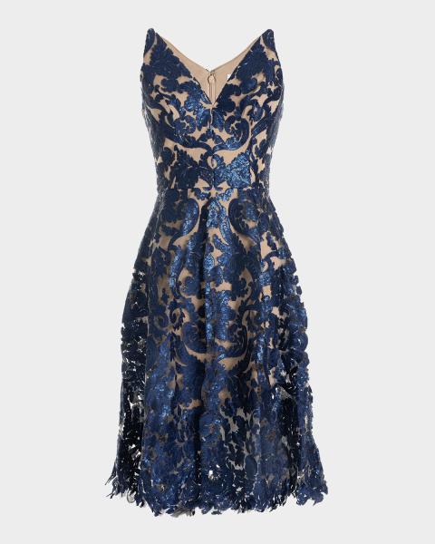 madde embroidered dress Tanya Taylor Madden Embroidered Midi Dress