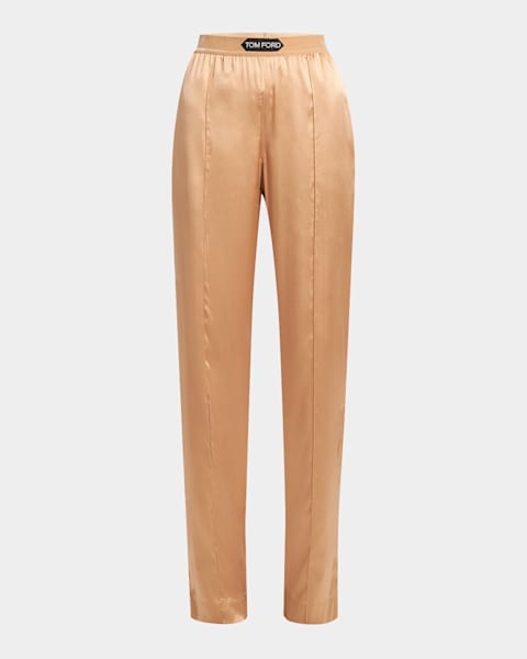 パンツ Tom Ford Barathea Pants TOM FORD Barathea Silk-Wool Flared Tuxedo Pants | Neiman Marcus