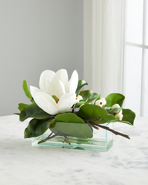 John-Richard Collection Japanese Magnolia Twilight Faux