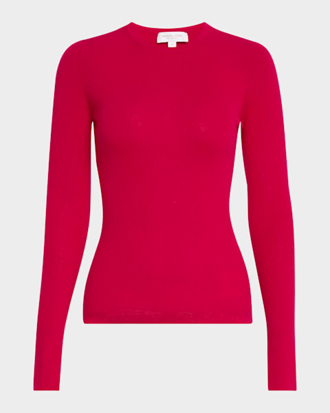 Giorgio Armani Cashmere Ribbed Knit Sweater | Neiman Marcus