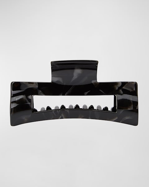 【 BALENCIAGA 】 Angie ヘアクリップ Angie Hair Clip in Black Balenciaga Angie Hair Clip | Neiman Marcus