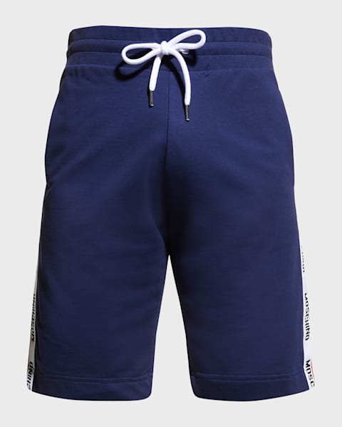 Moschino Men's Bear Logo Sweat Shorts | Neiman Marcus