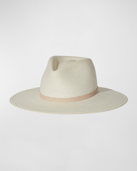 Colette Wide-Brim Raffia Hat 