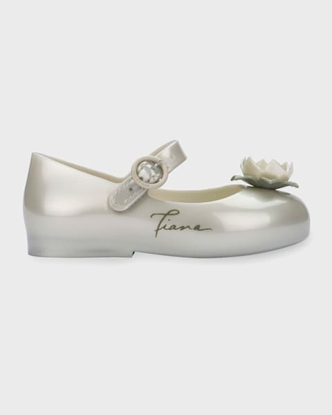 Amor Bambino White Mary Jane Girls Leather Patent Shoes (In Stock) main image 0