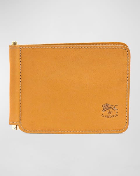 Il Bisonte Men's Vintage Leather Wallet | Neiman Marcus