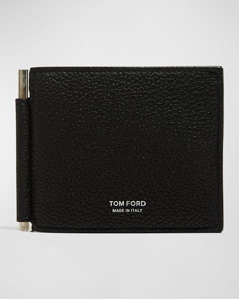 【TOM FORD】 T Line leather bifold wallet T Line leather bifold wallet in black - Tom Ford | Mytheresa