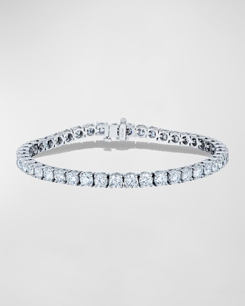 Modern Renaissance Bracelet with Diamonds in 18K Gold, 4.5mm