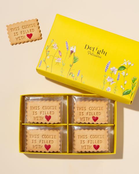 Delight Patisserie Custom Message Shortbread Cookies - Personalized ...