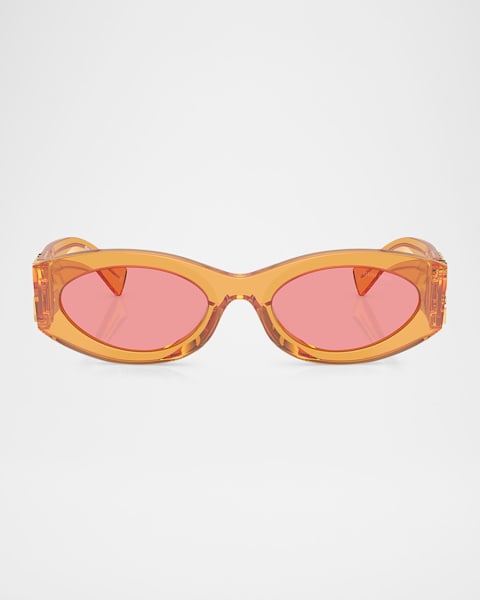 Valentino Garavani Cinque Rectangle Acetate & Titanium