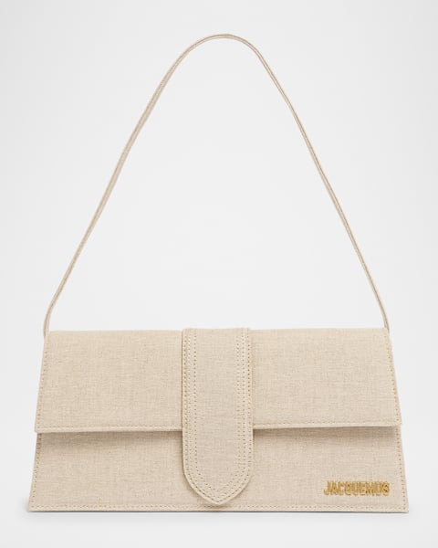 Jacquemus Le Bambino Long Leather Shoulder Bag | Neiman Marcus