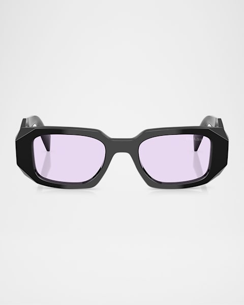 Men's Rectangle Logo Sunglasses