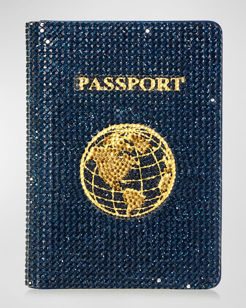 Pebble Leather Passport Holder