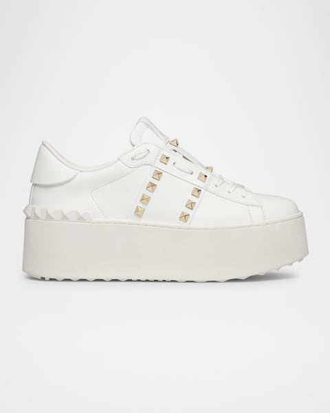 【VALENTINO GARAVANI】Bay by Bay グリッター スニーカー VALENTINO GARAVANI Bay by Bay rubber-trimmed metallic