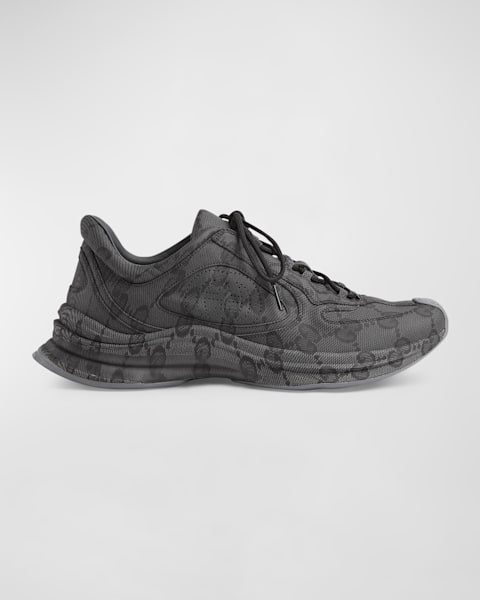 Gucci GG Embossed Leather Low-Top Sneakers | Neiman Marcus