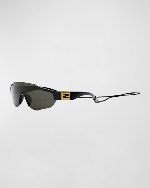 FENDI　サングラス Fendi Men's Rimless Nylon Wrap Sunglasses with Lanyard
