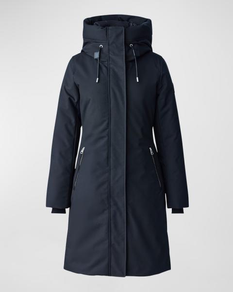 Moncler Suyen Down Quilted Nylon Hooded Parka | Neiman Marcus