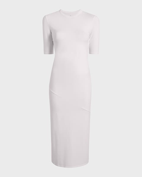 ALEMAIS Casa Belted Midi Shirtdress | Neiman Marcus