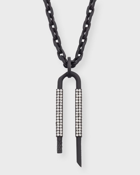 GIVENCHY(ジバンシィ) G Chain Lock Necklace Givenchy Men's Lock G-Chain Necklace | Neiman Marcus