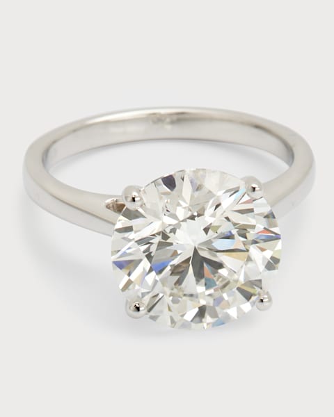 Platinum Radiant Cut Diamond Ring, 7.52tcw (Size 6.5)