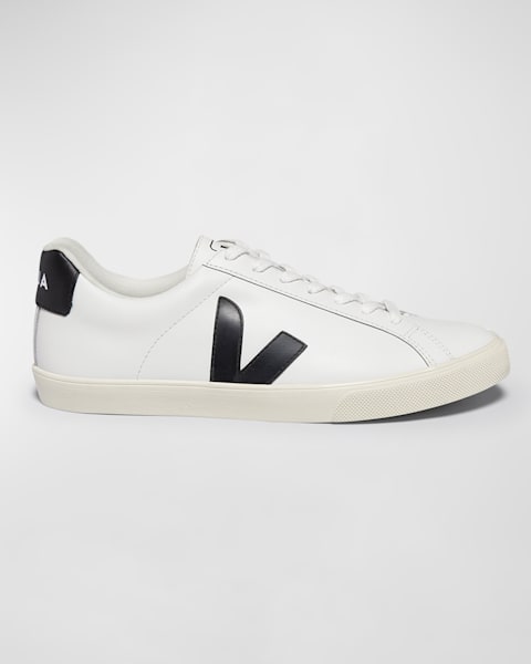 Esplar Bicolor Leather Low-Top Sneakers