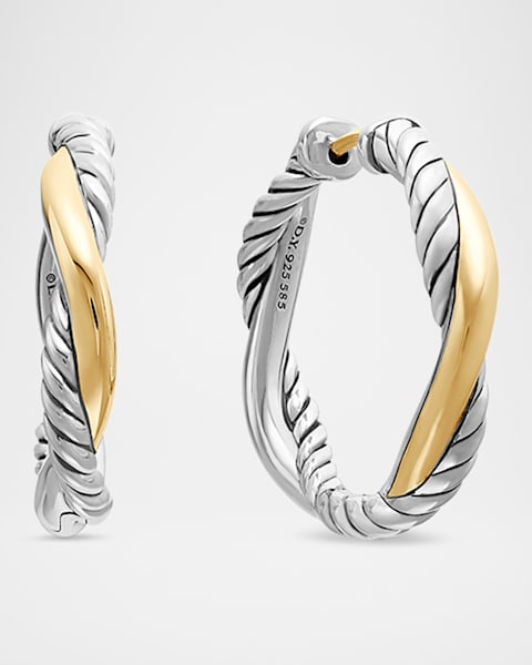 Balenciaga Loop Trio Earrings, Silver | Neiman Marcus