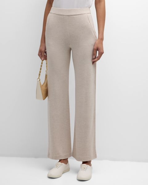 パンツ MAJESTIC FILATURES Trousers with drawstring waist Majestic Filatures Trousers With Drawstring Waist in Natural