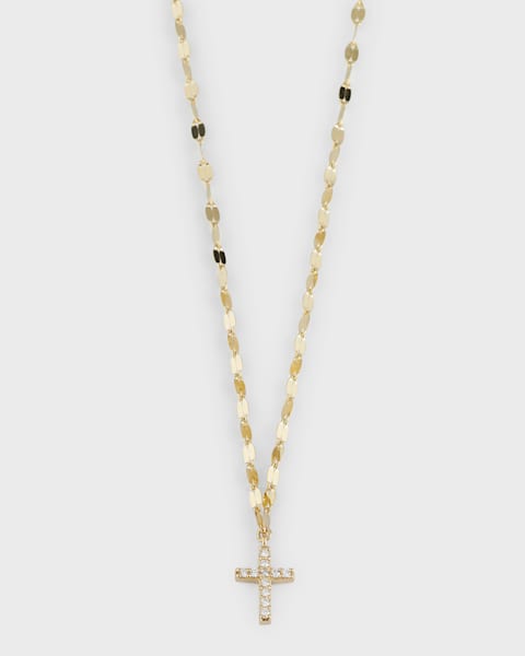 14k Yellow Gold Petite Nude Diamond Solo Lariat